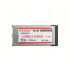 Плата расширения 2x USB 3.0 c разъемом Express Card 34 мм