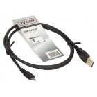 Кабель TV-COM USB - microUSB, 1 м