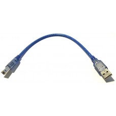 Кабель USB A-B 2.0, 0.3 м