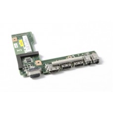 Плата портов USB, Audio, HDMI для Asus A52, K52, X52, б/у