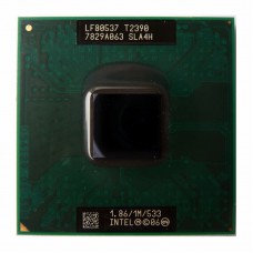 Процессор для ноутбука Intel Pentium Dual-Core Mobile T2390, Socket P, 1.86 ГГц, б/у