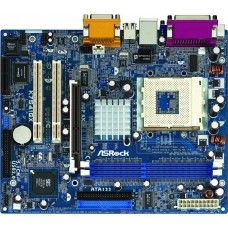 Материнская плата ASRock K7S41GX, S462, microATX, б/у