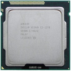 Процессор Intel Xeon E3-1270, LGA 1155, 3.4 ГГц, б/у