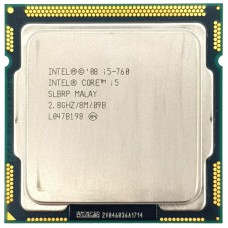 Процессор Intel Core i5-760, LGA 1156, 2.8 ГГц, б/у