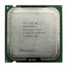 Процессор Intel Pentium D 820, LGA 775, 2.8 ГГц, б/у