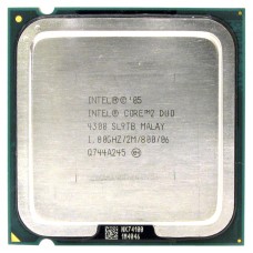 Процессор Intel Core 2 Duo E4300, LGA 775, 1.8 ГГц, б/у
