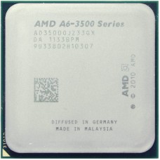 Процессор AMD A6-3500, FM1, 2.1 ГГц, б/у