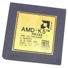 Процессор AMD K5 PR133, Socket 5, Socket 7, 100 МГц, б/у
