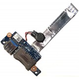 Плата USB и картридер для Asus U38, U38D, б/у