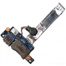 Плата USB и картридер для Asus U38, U38D, б/у