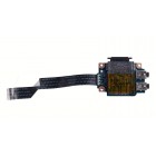 Плата аудио и картридер для Lenovo G470, G570, G575, б/у