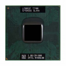 Процессор для ноутбука Intel Core 2 Duo Mobile T7100, Socket P, 1.8 ГГц, б/у