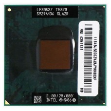Процессор для ноутбука Intel Core 2 Duo Mobile T5870, Socket P, 2.0 ГГц, б/у