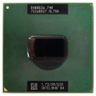 Процессор Intel Pentium M 740, Socket mPGA478C, 1.7 ГГц, б/у