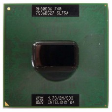 Процессор для ноутбука Intel Pentium M 740, Socket mPGA478C, 1.7 ГГц, б/у