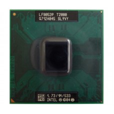Процессор для ноутбука Intel Pentium Dual-Core Mobile T2080, Socket M, 1.73 ГГц, б/у
