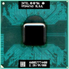 Процессор для ноутбука Intel Pentium Dual-Core Mobile T4400, Socket P, 2.2 ГГц, б/у