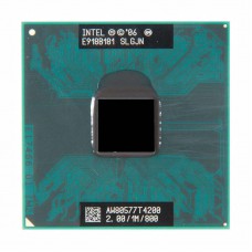 Процессор для ноутбука Intel Pentium Dual-Core Mobile T4200, Socket P, 2.0 ГГц, б/у