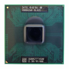 Процессор для ноутбука Intel Pentium Dual-Core Mobile T4500, Socket P, 2.3 ГГц, б/у