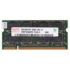 Оперативная память SO-DIMM DDR2 Hynix, PC2-5300, 667 МГц, 512 Мб, б/у