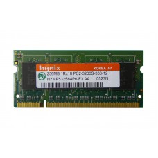 Оперативная память SO-DIMM DDR2 Hynix PC2-3200, 400 МГц, 256 Мб, б/у