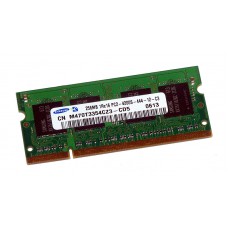 Оперативная память SO-DIMM DDR2 Samsung PC2-4200, 533 МГц, 256 Мб, б/у