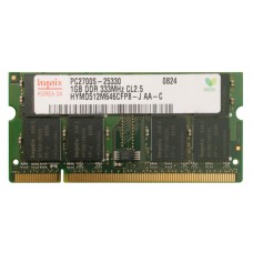 Оперативная память SO-DIMM DDR Hynix PC-2700, 333 МГц, 1 Гб