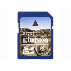 Карта памяти SDHC Kingston SD6/8GB, класс 6, 8 Гб